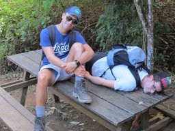 Visite de Célyne et Faf